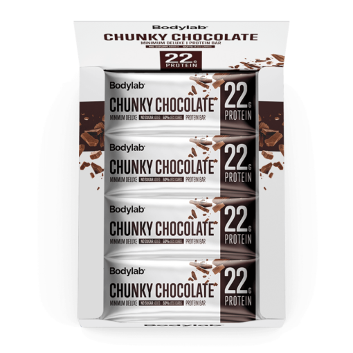 Bodylab Minimum Deluxe Protein Bar (12 x 65 g) - Chunky Chocolate