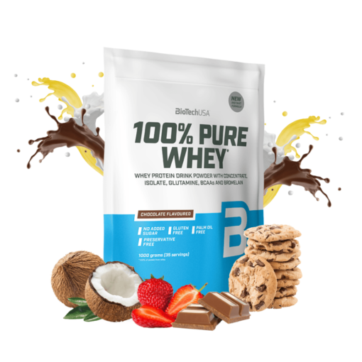 BioTechUSA 100% Pure Whey - Proteinpulver (1 kg)