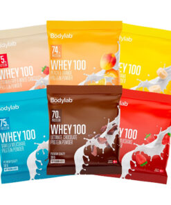 Bodylab Whey 100 - Bland Selv (5x 30g) - Proteinpulver