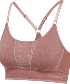 Hummel ENERGY Seamless Sports Top - Withered Rose/Rose Tan Melange