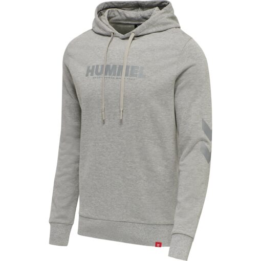 Hummel LEGACY Logo Hoodie - Grey Melange