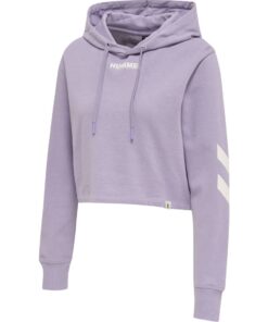 Hummel Legacy Cropped Hoodie - Pastel Lilac