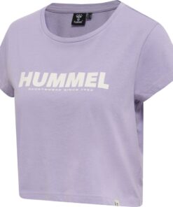 Hummel Legacy Woman Cropped T-shirt - Pastel Lilac