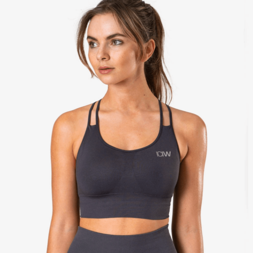 ICANIWILL Define Seamless Sports Bra Graphite