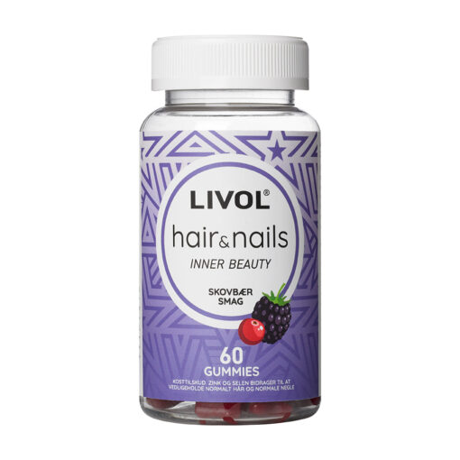 Livol Hair & Nails Gummies (60 stk) - OBS! BEDST FÃ˜R 22/5-2023