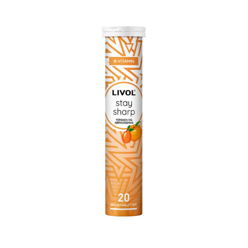 Livol Stay Sharp Peach Apricot (20 stk)