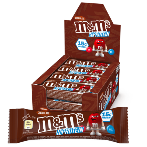 M&M's Hi Protein Bar Chocolate (12x51g)