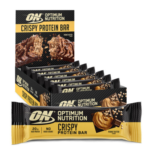 Optimum Nutrition Crispy Protein Bar Peanut Butter (10x65 g)