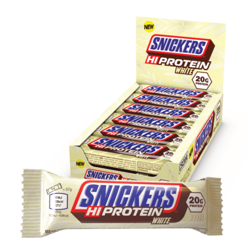 Snickers White Chocolate Hi-Protein Bar (12x55g)