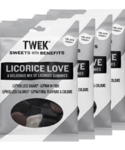 TWEEK Candy - Licorice Love (4x80g)