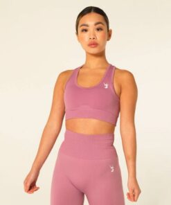 V3 Apparel Curve Seamless Sports Bra - Pink