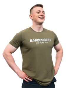 Barbenders Muscle Tee - Olive Green