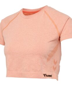 Hummel CI Seamless Cropped T-shirt - Canyon Sunset Melange