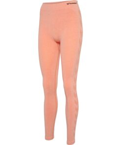 Hummel CI Seamless Mid Waist Scrunch Tights - Canyon Sunset Melange