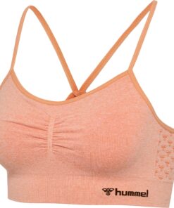 Hummel CI Seamless Scrunch Sports Bra - Canyon Sunset Melange