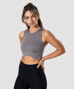 ICANIWILL Nimble Cropped Tank - Grey