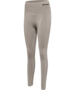 Hummel TIF Seamless High Waist Tights - Driftwood