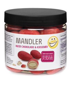 EASIS Mandler og Choko Knas (80g) - Mandler Hvid Chokolade & Kirsebær