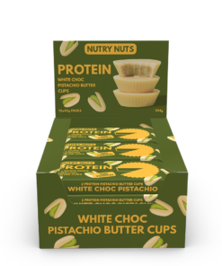 Nutry Nuts Peanut Butter Cups - White Choc Pistachio (12x 42g)