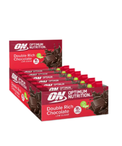 Optimum Nutrition Plant Protein Bar - Double Rich Chocolate (10x 60g)