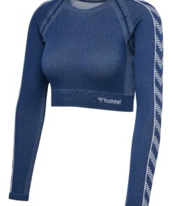 Hummel Blaze Seamless T-shirt L/S - Insignia Blue