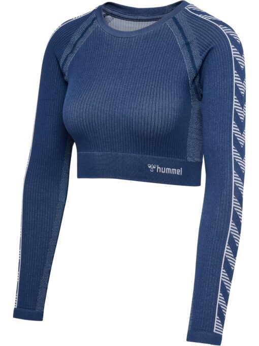 Hummel Blaze Seamless T-shirt L/S - Insignia Blue