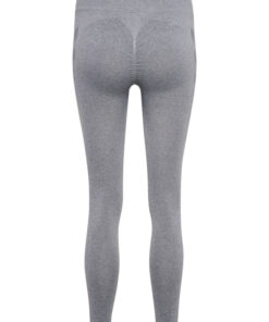 Hummel CI Seamless Mid Waist Scrunch Tights - Grey Melange