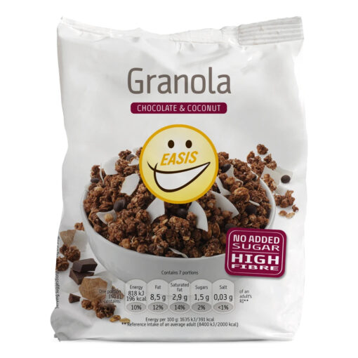 EASIS Morgenmad (350g) - Granola med chokolade og kokos